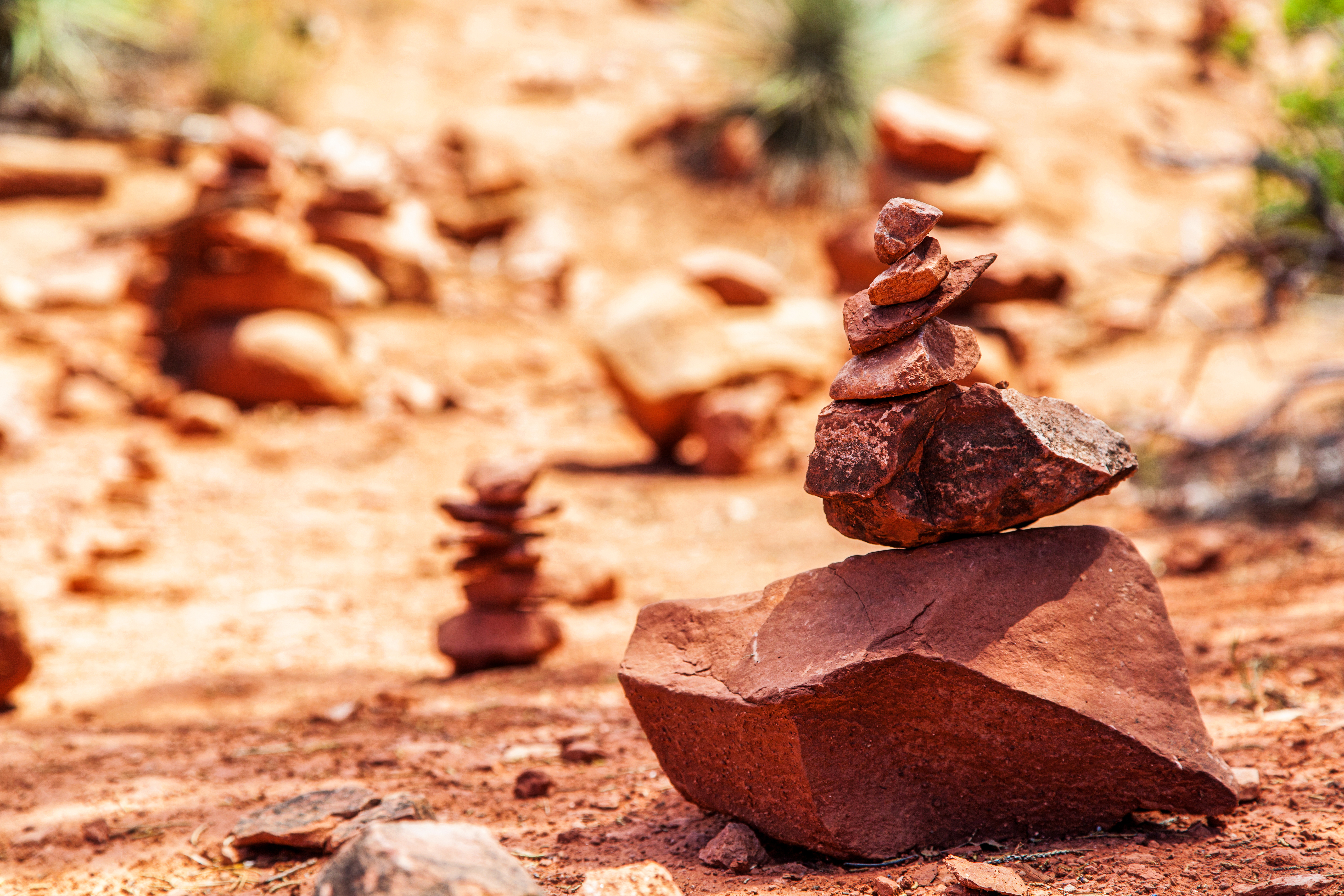 Rock Pile at Vortex in Sedona Arizona